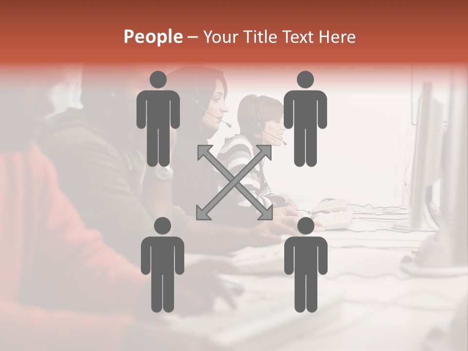 Arab College Headphones PowerPoint Template