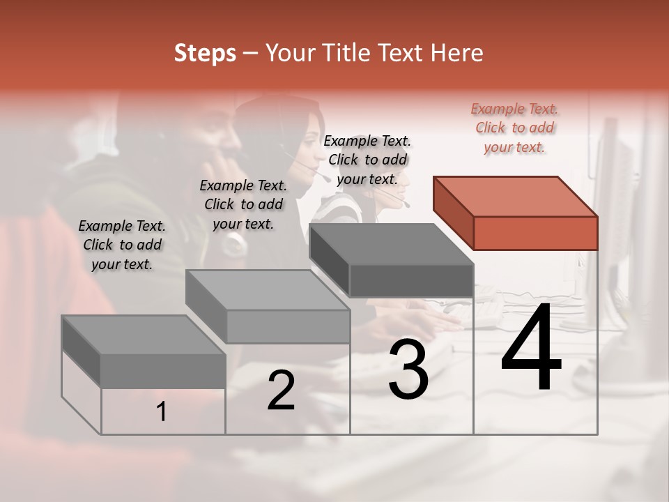 Arab College Headphones PowerPoint Template