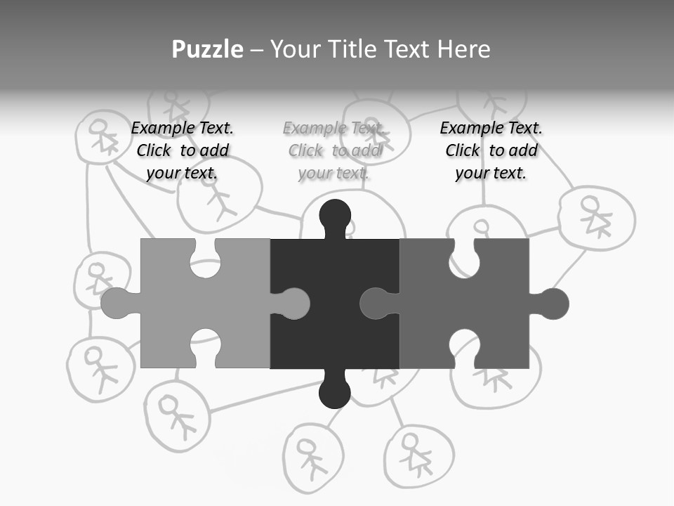 Interact Communicate White PowerPoint Template