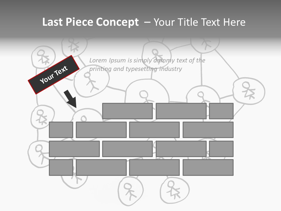 Interact Communicate White PowerPoint Template
