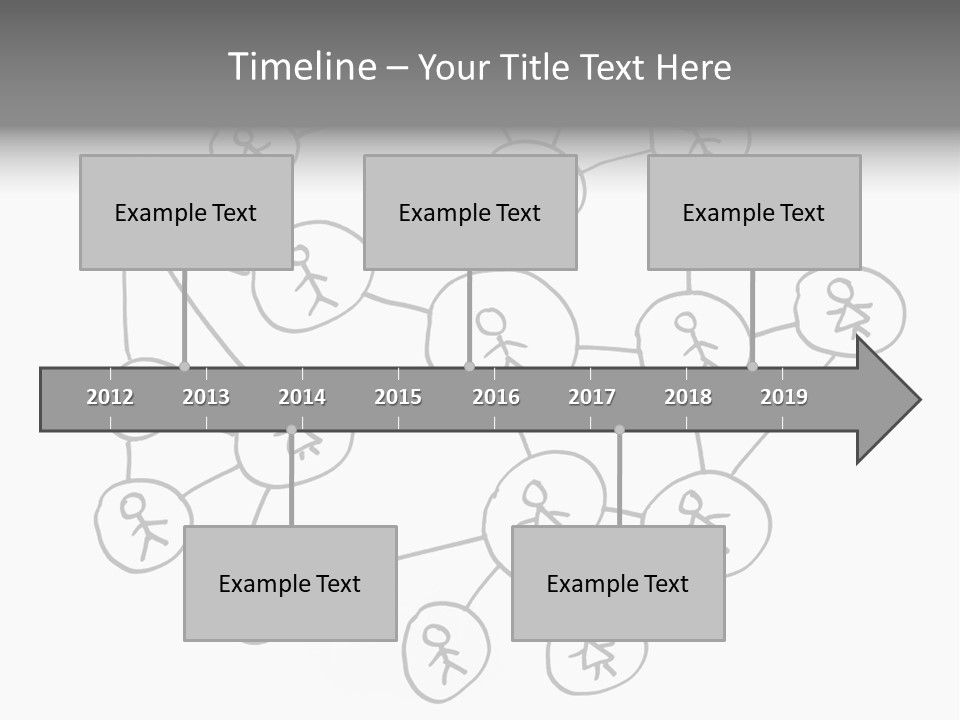 Interact Communicate White PowerPoint Template