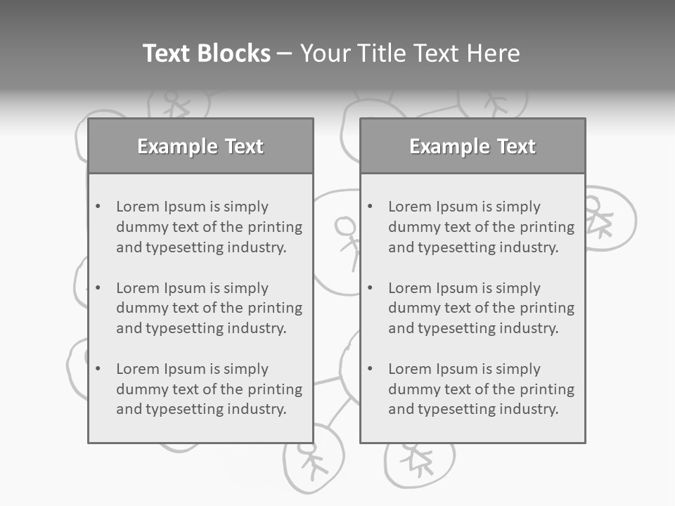 Interact Communicate White PowerPoint Template
