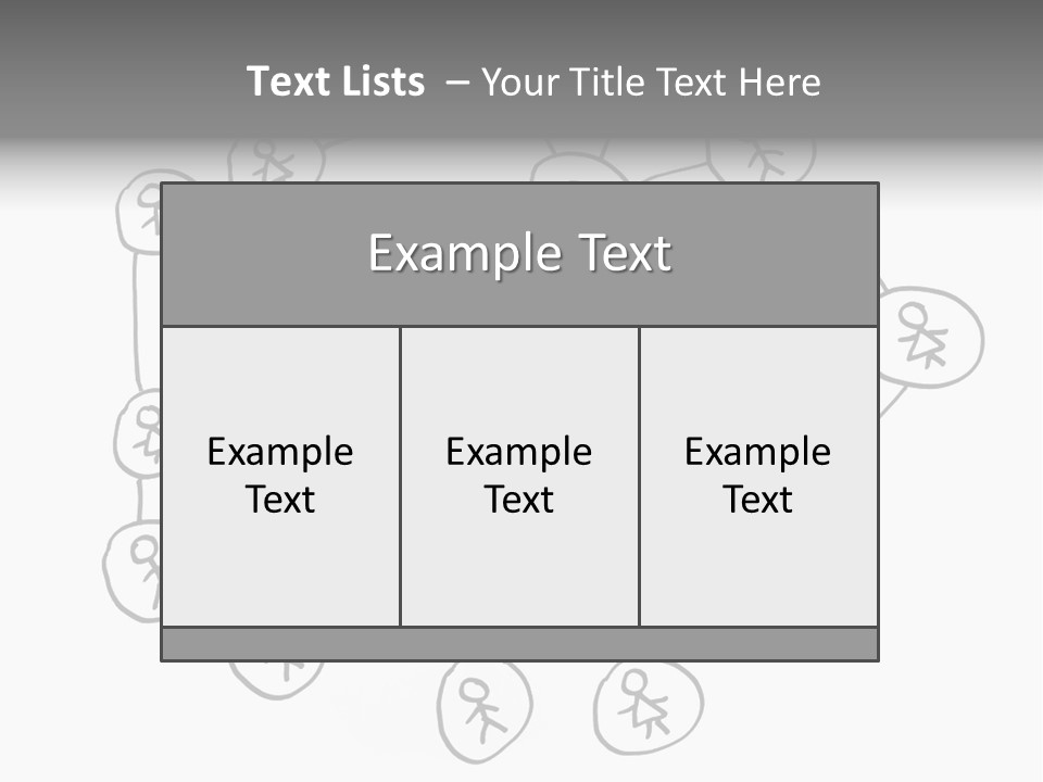 Interact Communicate White PowerPoint Template