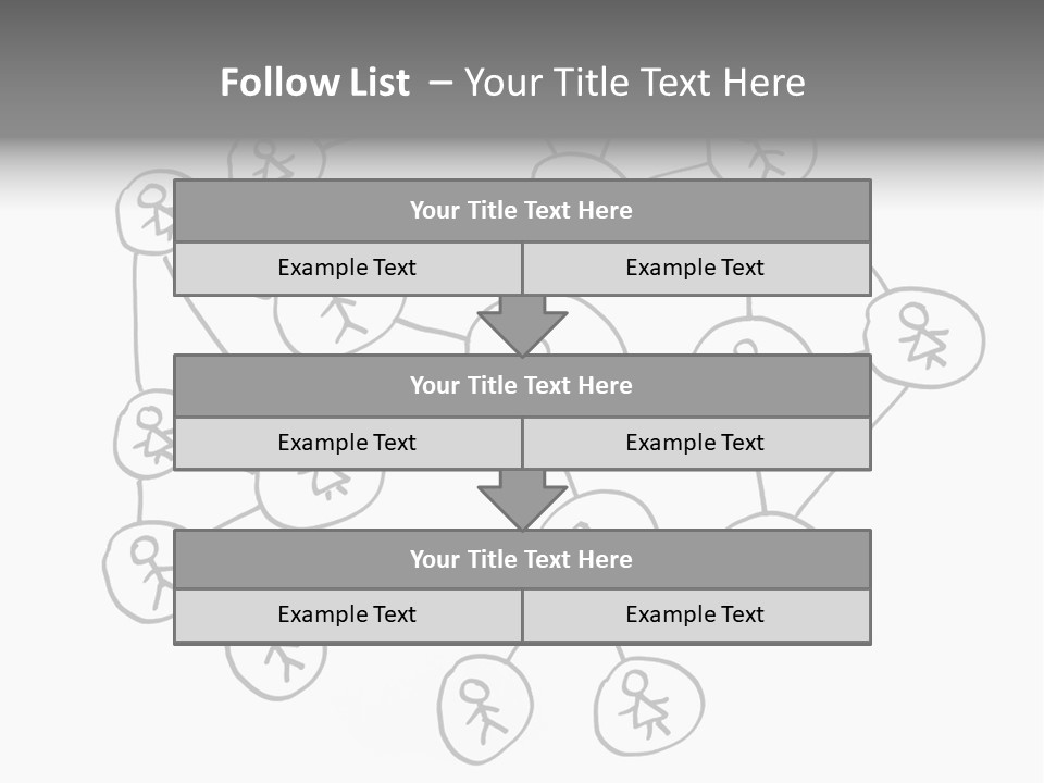Interact Communicate White PowerPoint Template