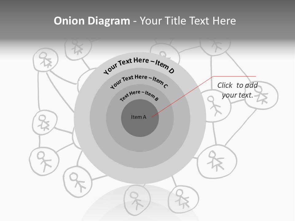 Interact Communicate White PowerPoint Template