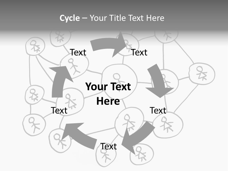 Interact Communicate White PowerPoint Template