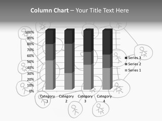 Interact Communicate White PowerPoint Template