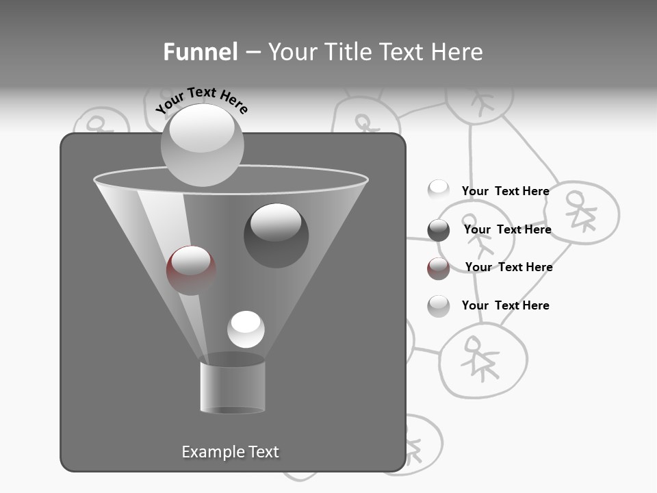 Interact Communicate White PowerPoint Template