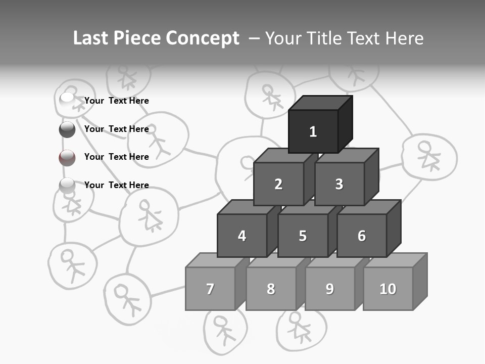Interact Communicate White PowerPoint Template