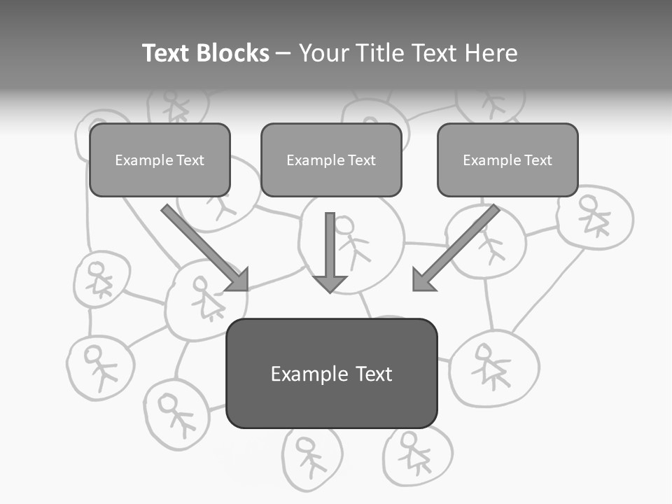 Interact Communicate White PowerPoint Template