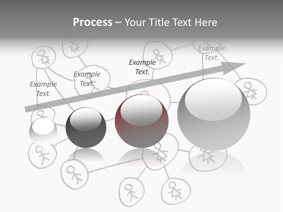 Interact Communicate White PowerPoint Template