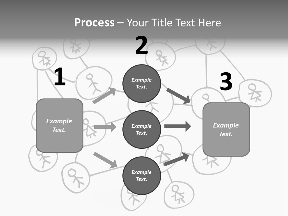 Interact Communicate White PowerPoint Template