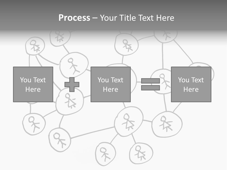 Interact Communicate White PowerPoint Template