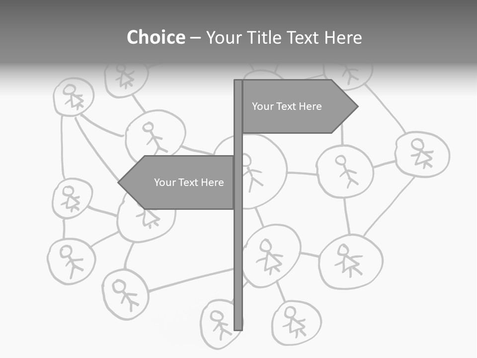 Interact Communicate White PowerPoint Template