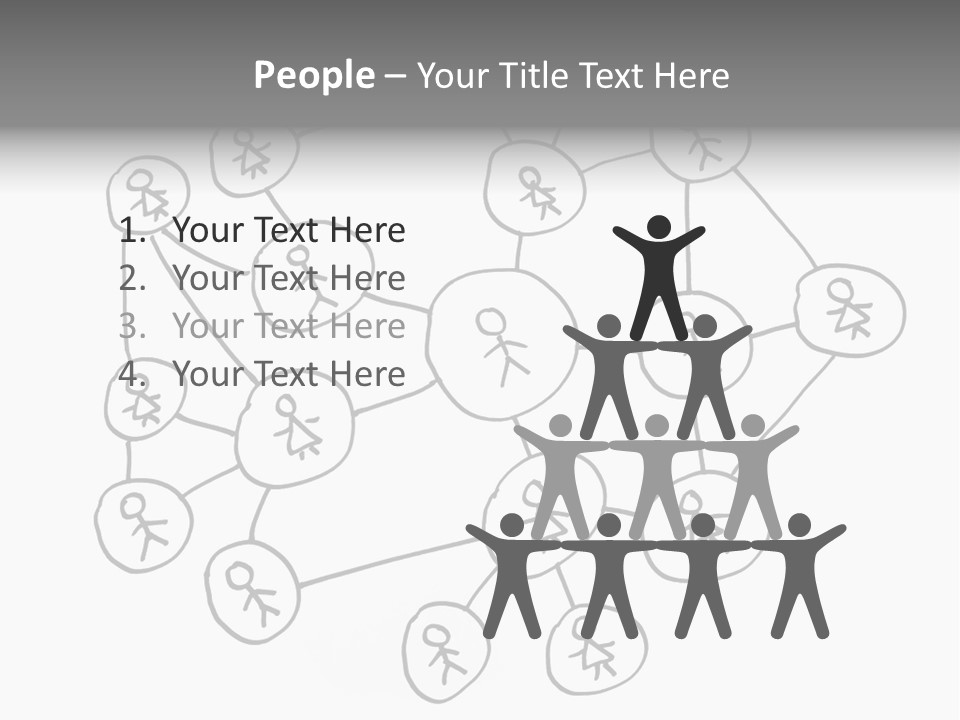 Interact Communicate White PowerPoint Template