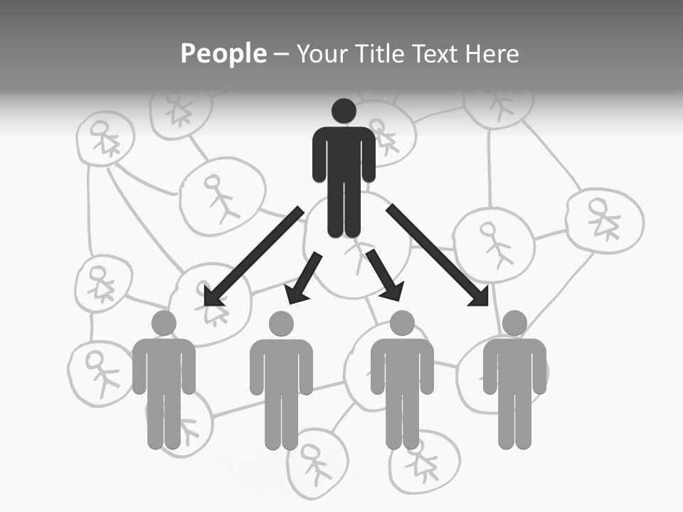 Interact Communicate White PowerPoint Template