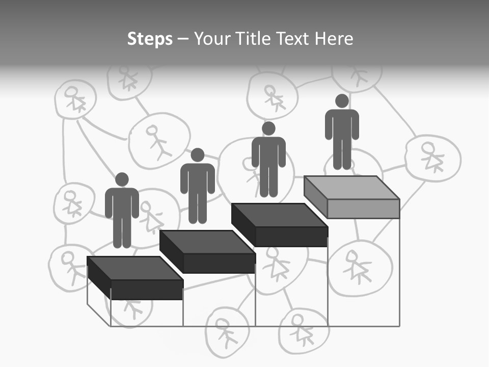 Interact Communicate White PowerPoint Template