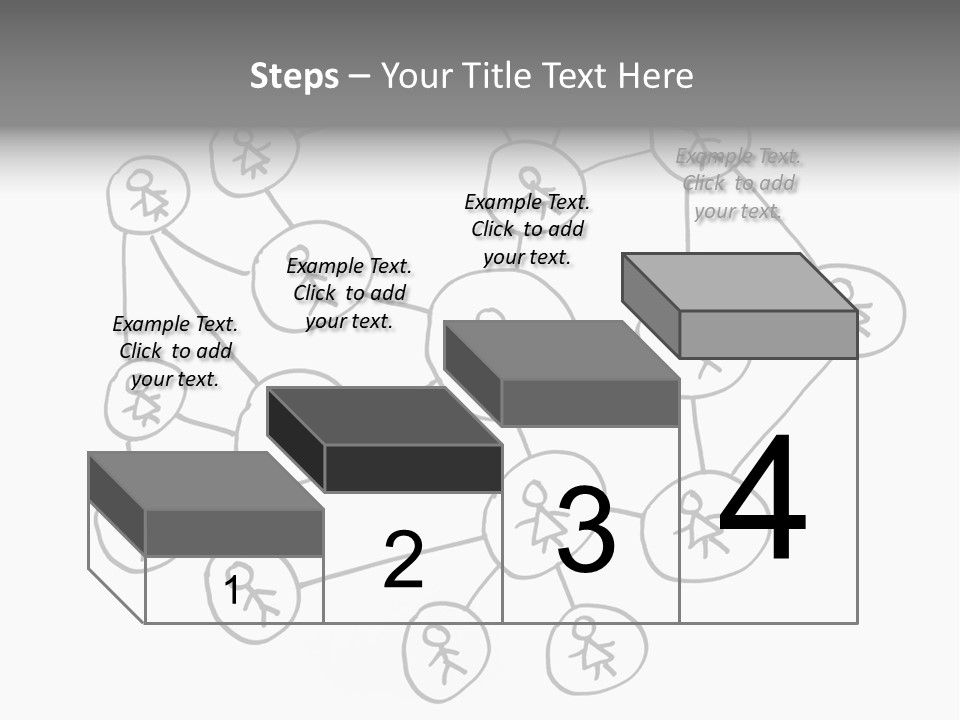 Interact Communicate White PowerPoint Template