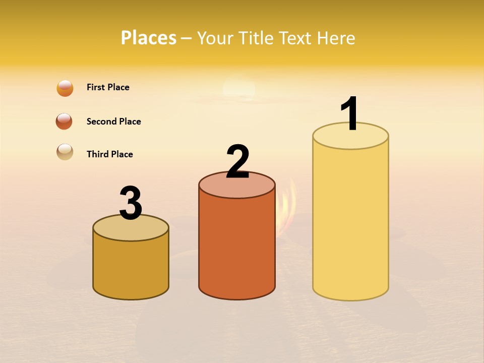 Sunny Meditation Dry PowerPoint Template