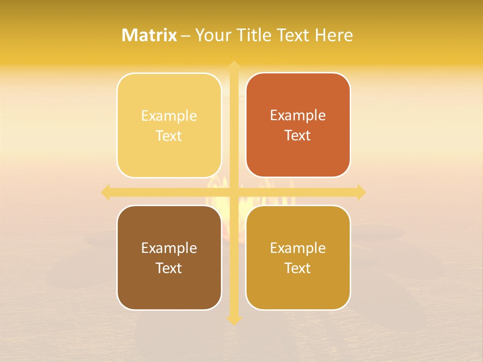 Sunny Meditation Dry PowerPoint Template