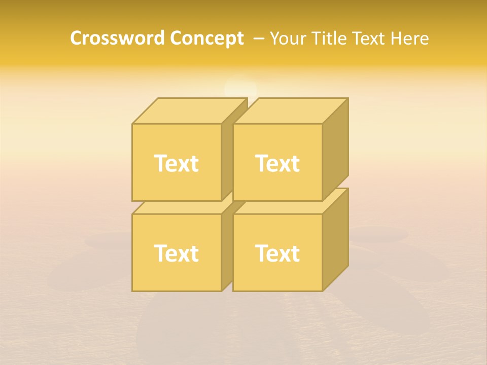 Sunny Meditation Dry PowerPoint Template