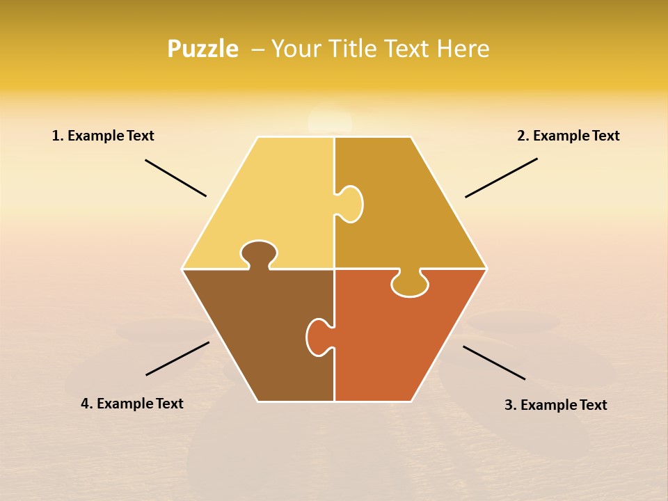 Sunny Meditation Dry PowerPoint Template