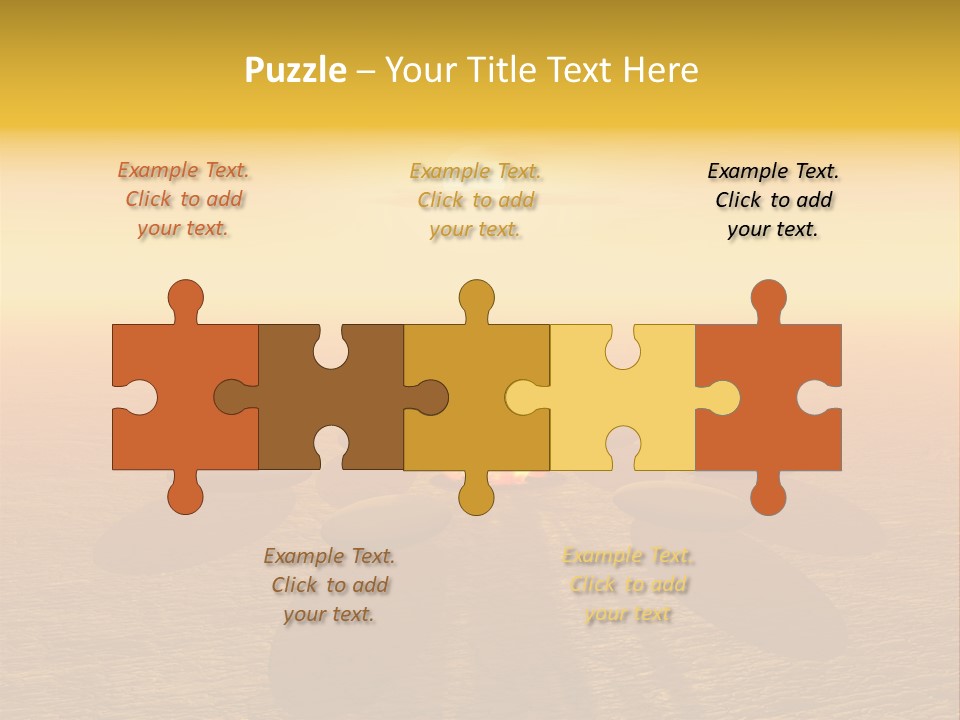 Sunny Meditation Dry PowerPoint Template