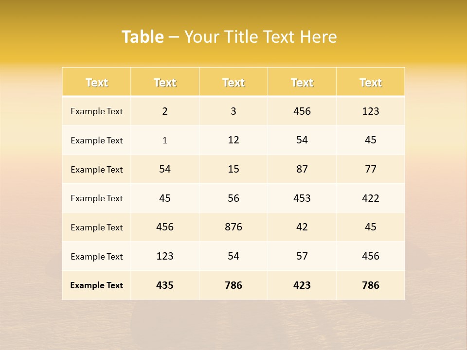 Sunny Meditation Dry PowerPoint Template