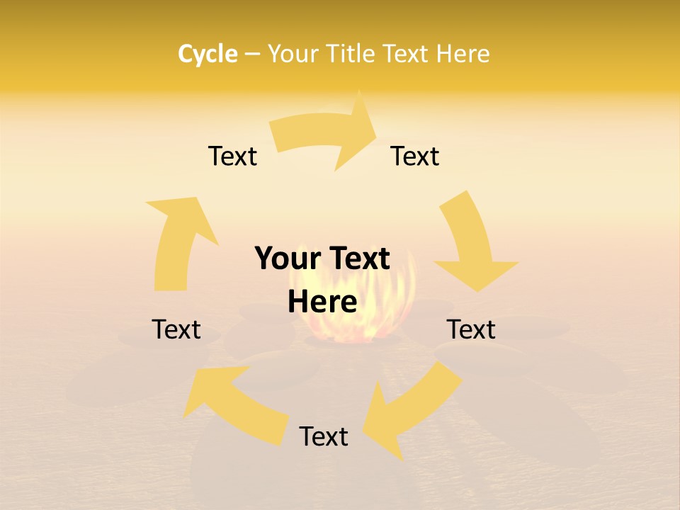 Sunny Meditation Dry PowerPoint Template