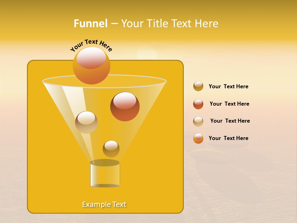 Sunny Meditation Dry PowerPoint Template