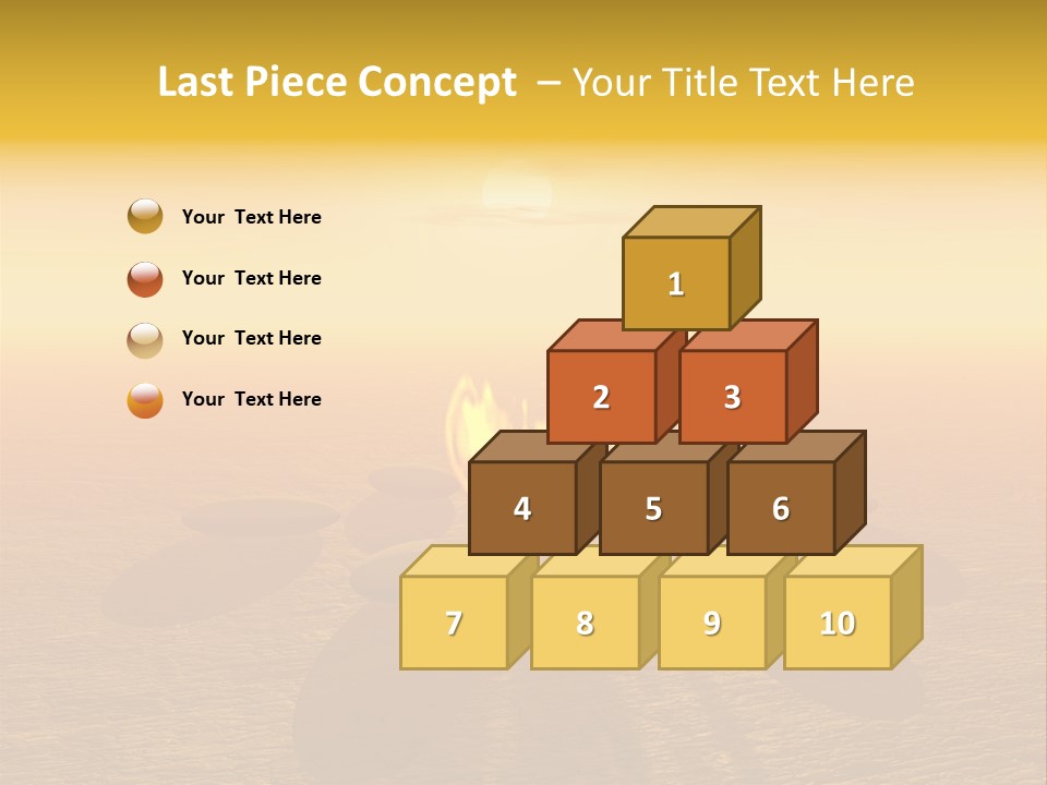 Sunny Meditation Dry PowerPoint Template