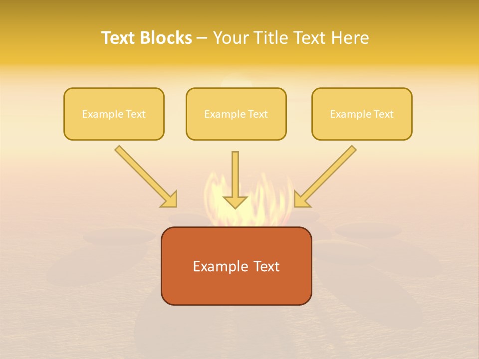 Sunny Meditation Dry PowerPoint Template