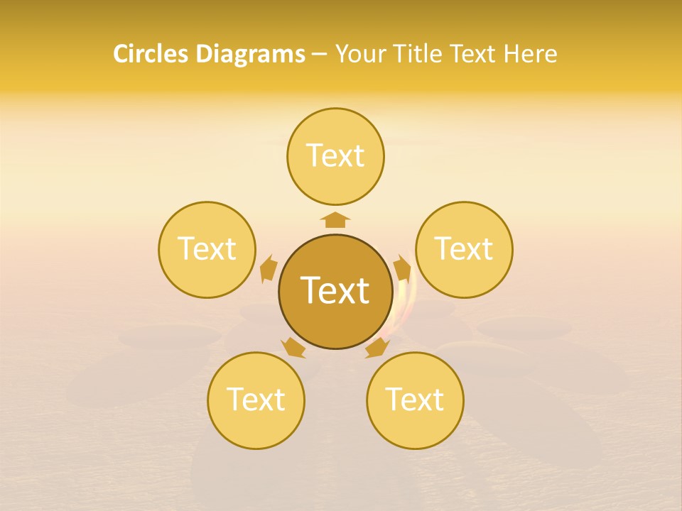 Sunny Meditation Dry PowerPoint Template