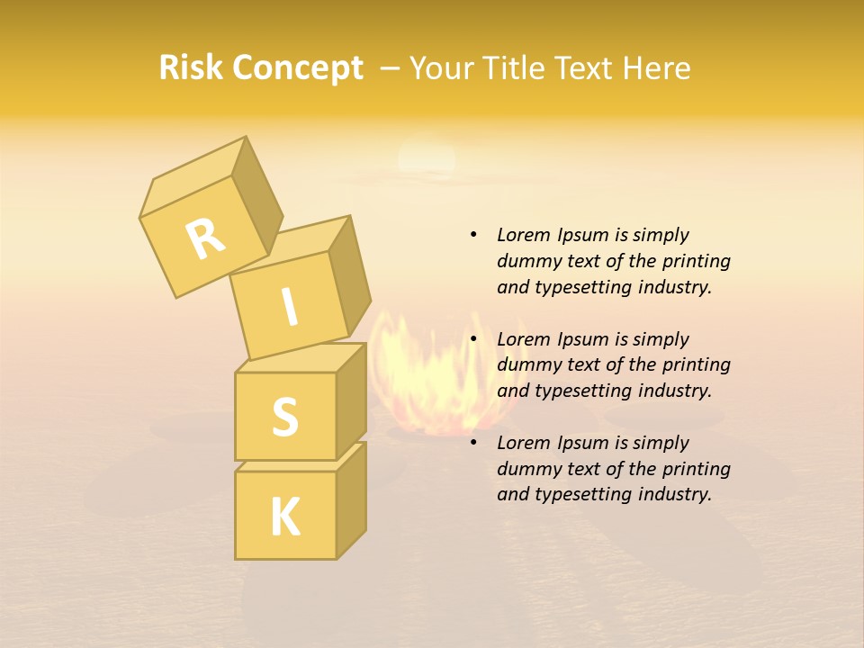 Sunny Meditation Dry PowerPoint Template