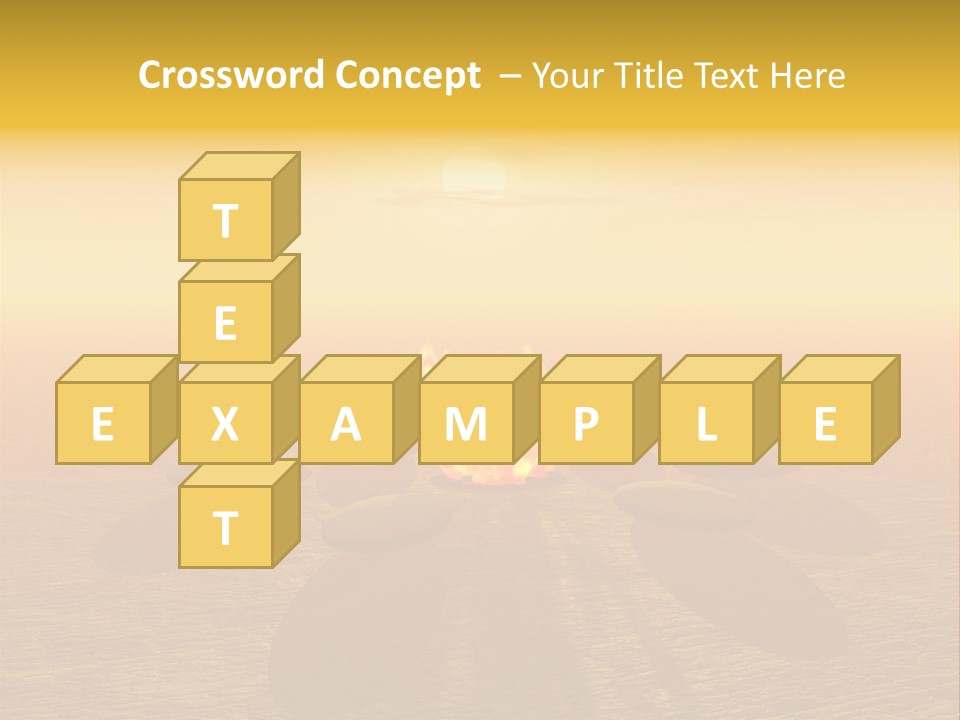 Sunny Meditation Dry PowerPoint Template