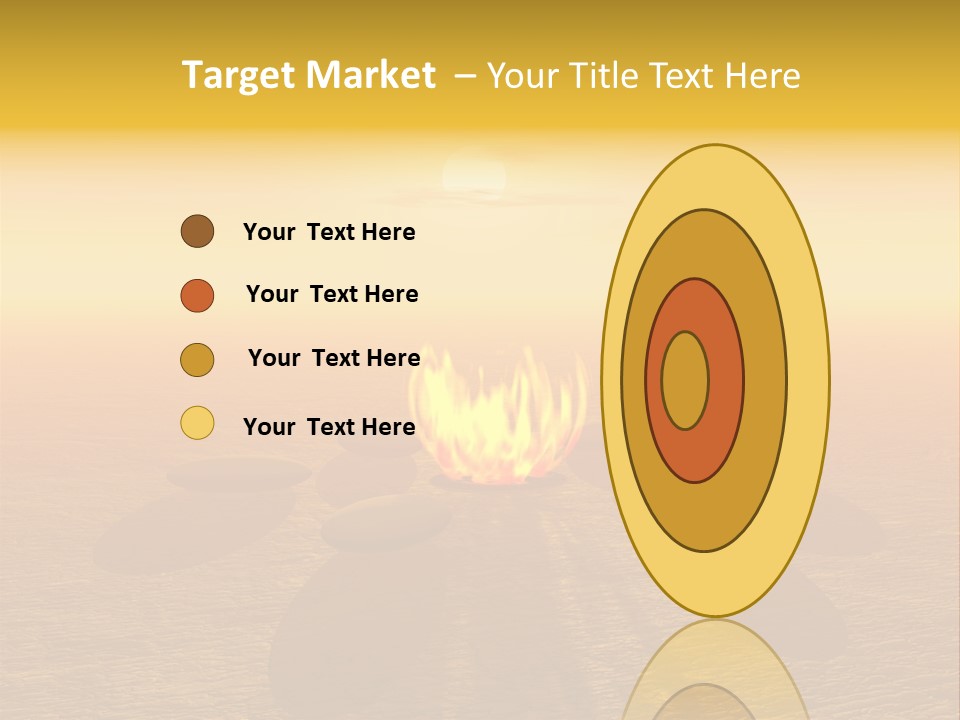 Sunny Meditation Dry PowerPoint Template