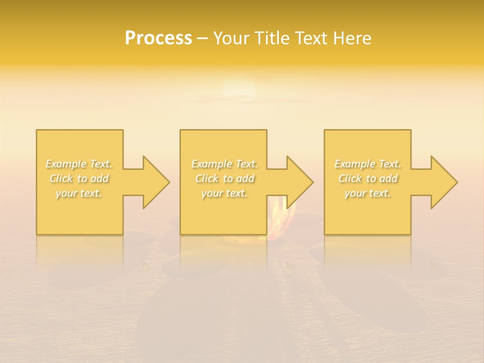 Sunny Meditation Dry PowerPoint Template