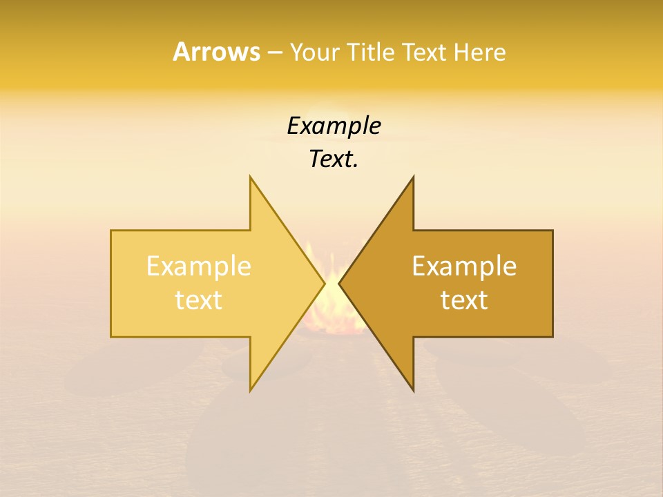 Sunny Meditation Dry PowerPoint Template