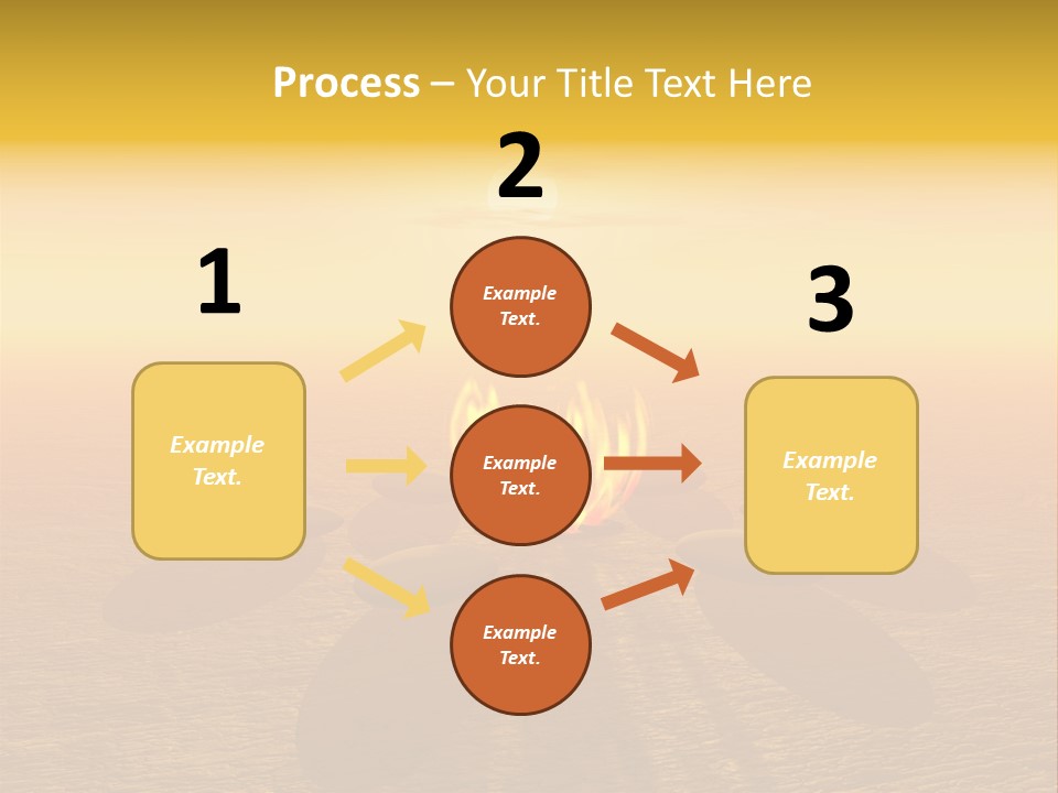 Sunny Meditation Dry PowerPoint Template