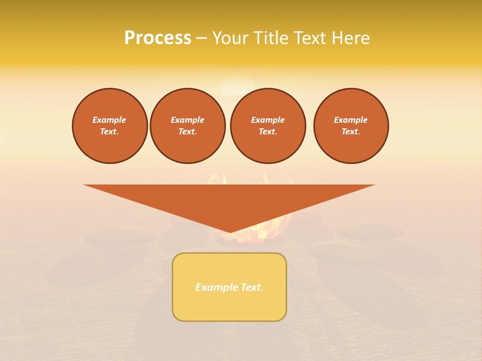 Sunny Meditation Dry PowerPoint Template