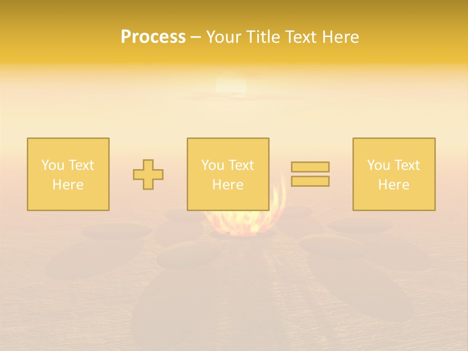 Sunny Meditation Dry PowerPoint Template