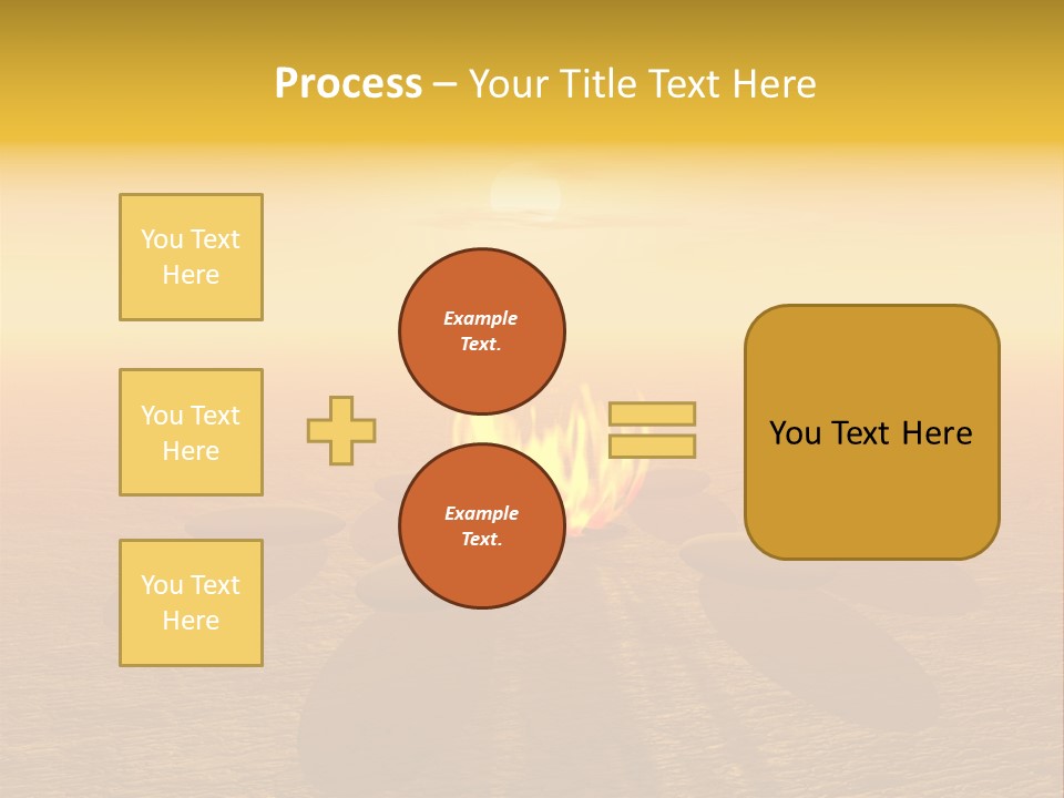 Sunny Meditation Dry PowerPoint Template
