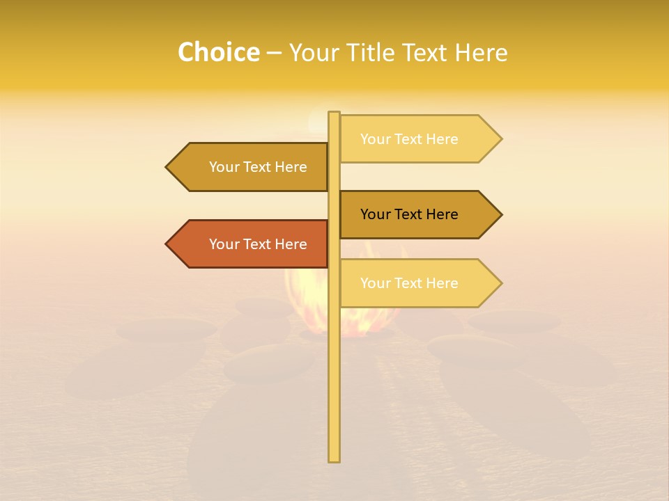 Sunny Meditation Dry PowerPoint Template