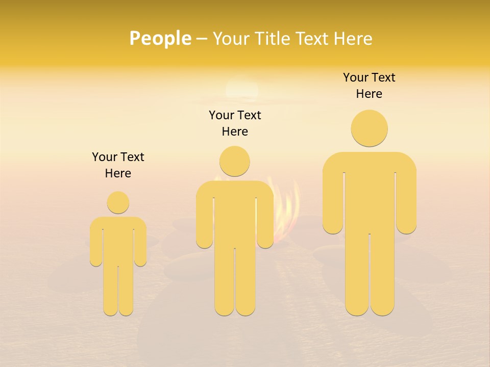 Sunny Meditation Dry PowerPoint Template