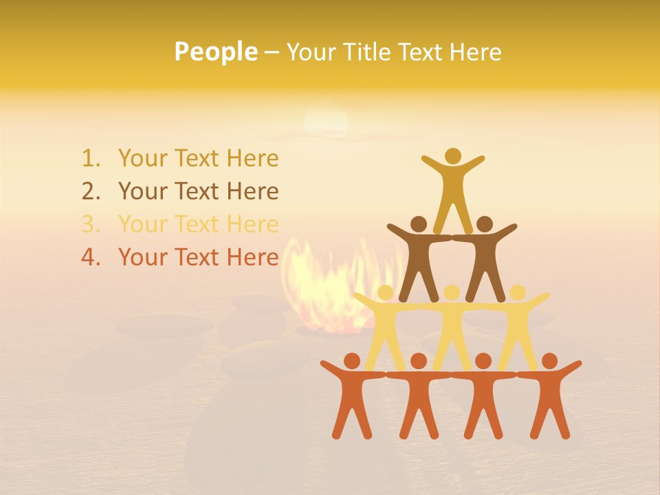 Sunny Meditation Dry PowerPoint Template