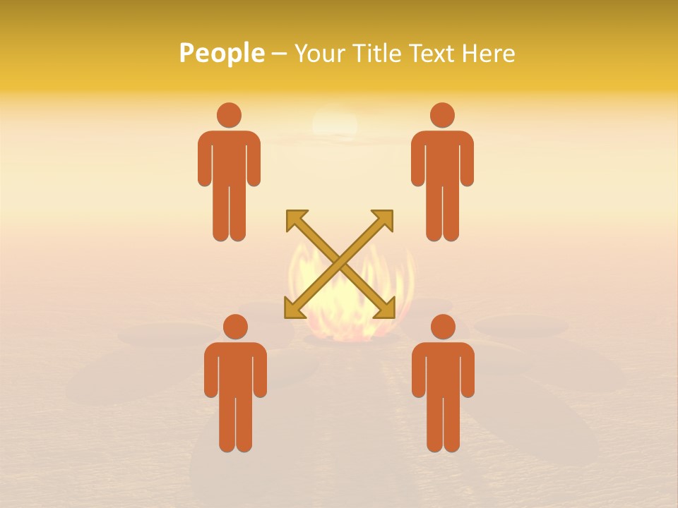 Sunny Meditation Dry PowerPoint Template