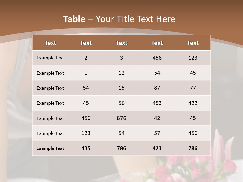 Ceremonial Schedule Bridal PowerPoint Template