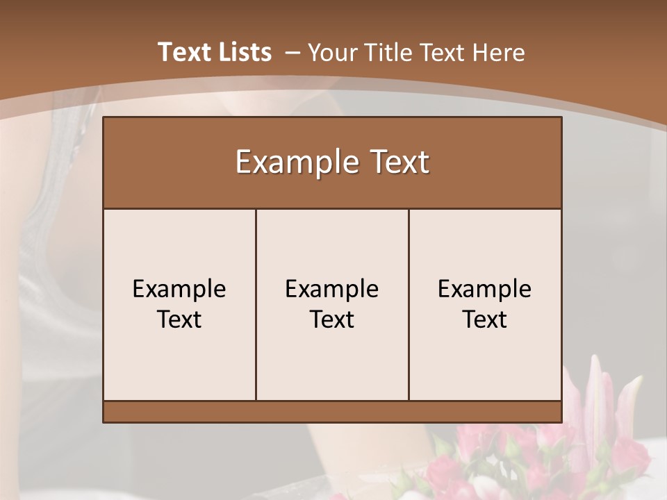 Ceremonial Schedule Bridal PowerPoint Template