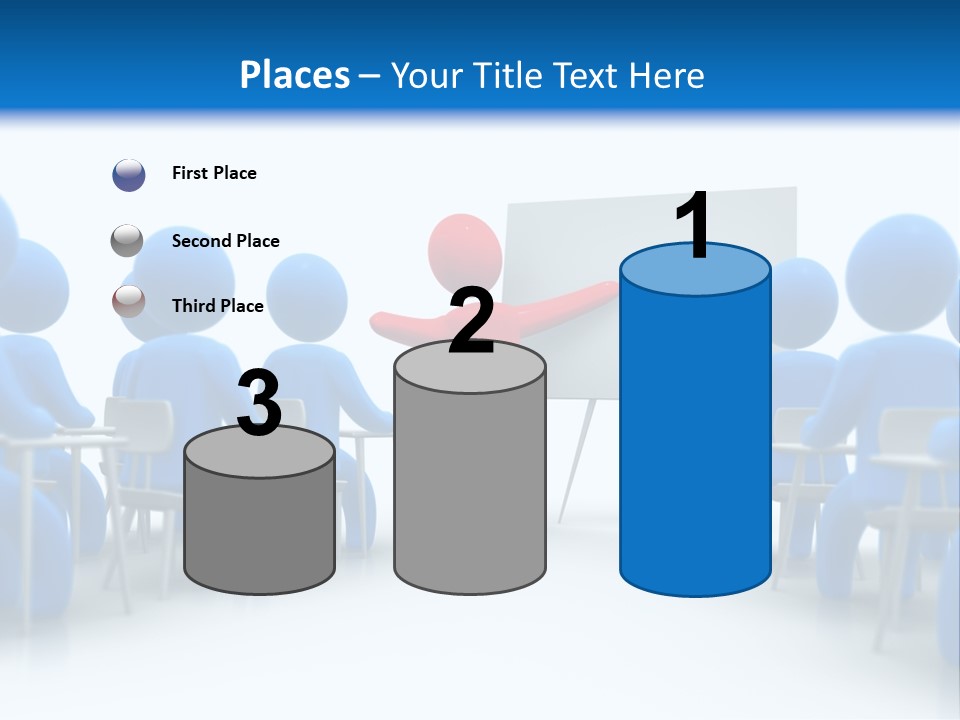 Presentation Education Threedimensional PowerPoint Template