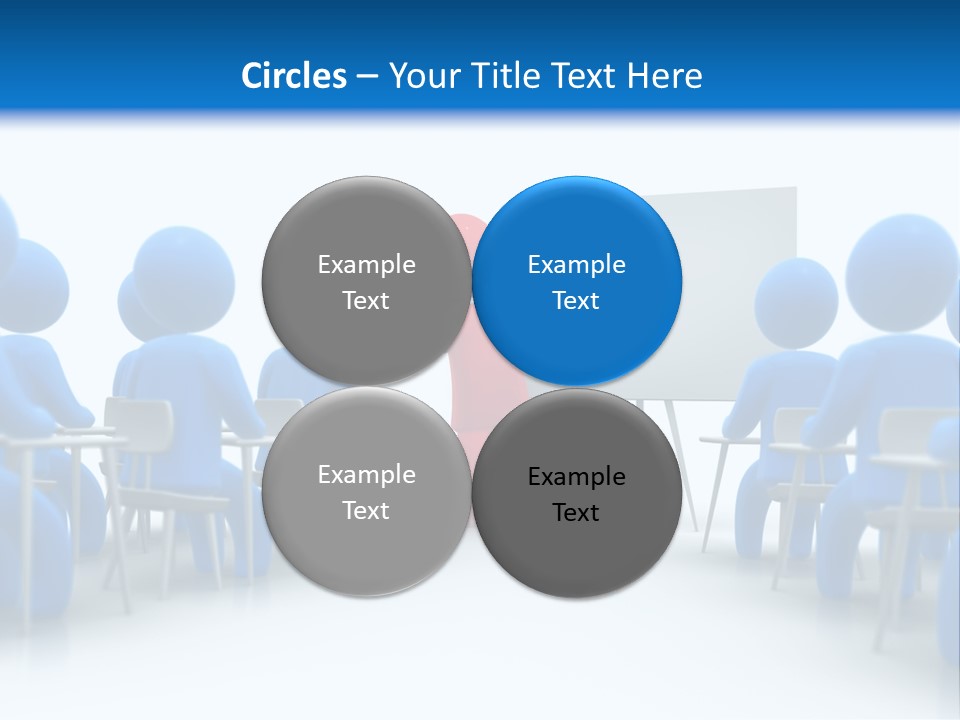 Presentation Education Threedimensional PowerPoint Template